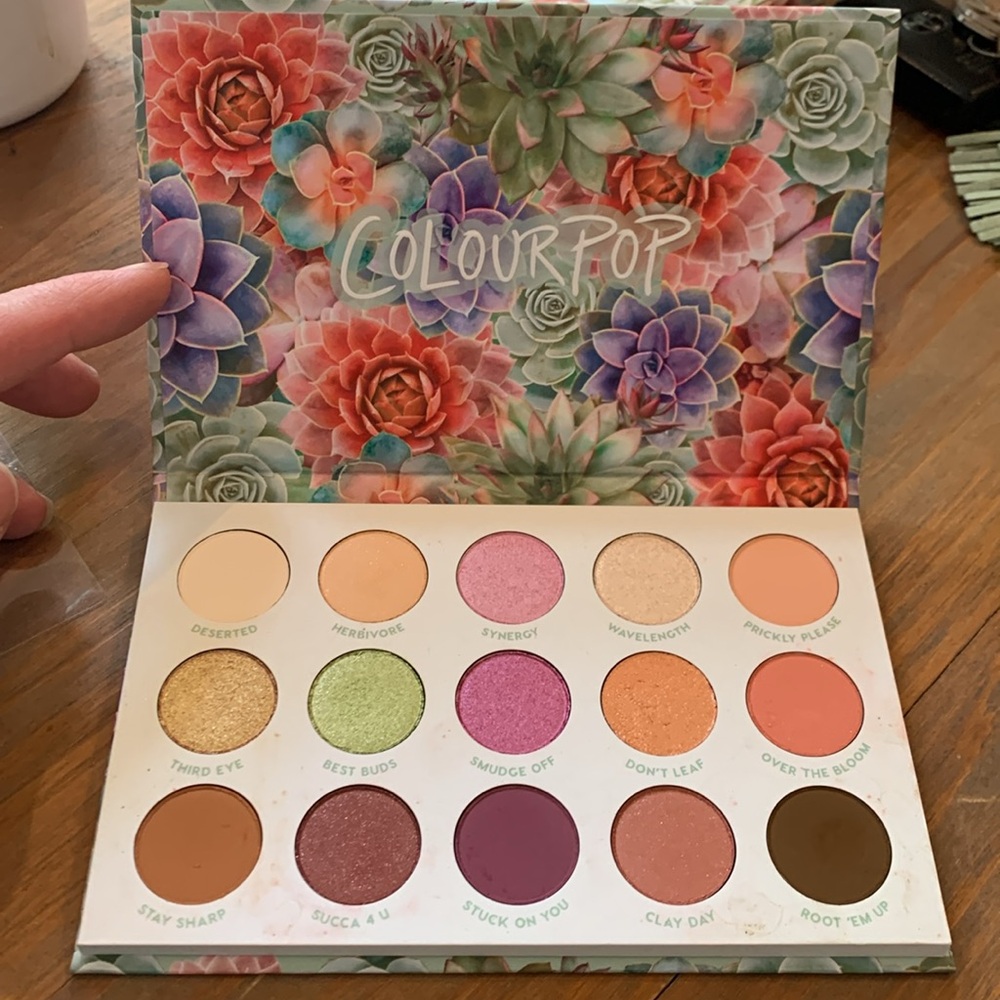Colourpop eye shadow pallet